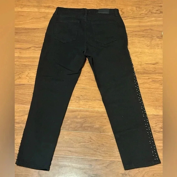 PISTOLA Black Straight Leg Studded Jeans Women’s 30 - Picture 3 of 3